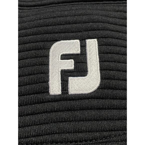 FootJoy FJ Sweatshirt Men's 2XL Black 1/4 Zip Pullover Golf Performance Wear - Picture 7 of 10